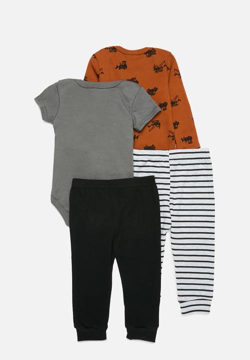 Pop Candy - 4 Piece bodyvest& legging set-multi