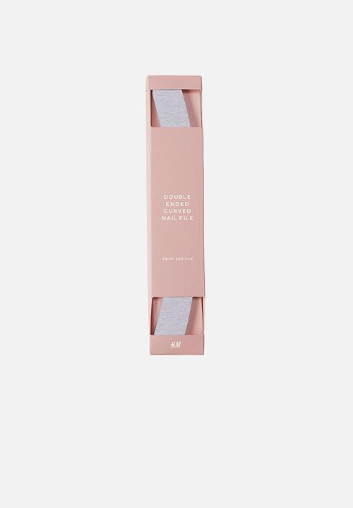 H&M - Double-sided curved nail file - silver