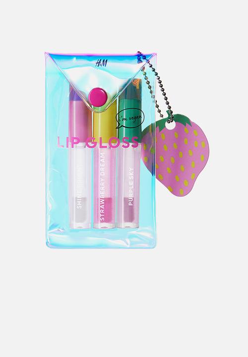 H&M - 3 Pack mini lip glosses - pink