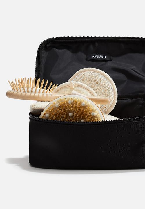 H&M - Large two-tiered wash bag - black