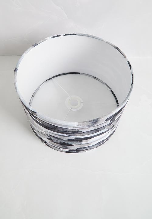 Sixth Floor - Water colour lampshade - Grey