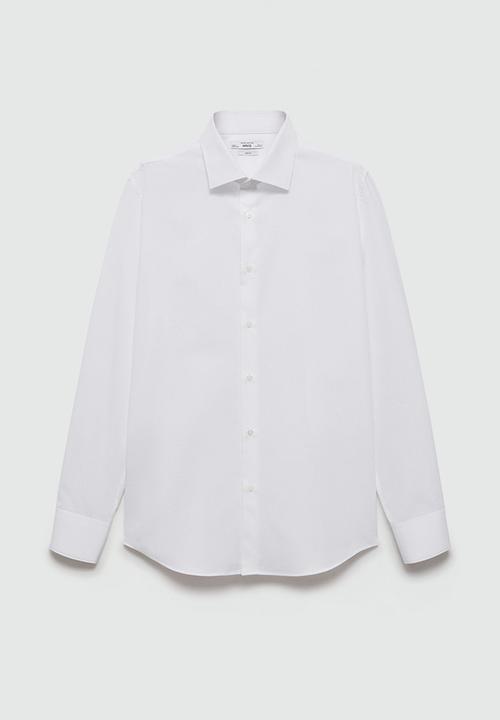 MANGO - Shirt emeritol - white