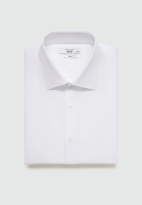 MANGO - Shirt emeritol - white