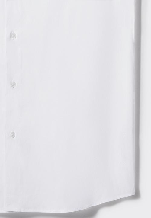 MANGO - Shirt emeritol - white