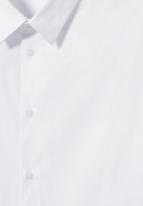 MANGO - Shirt emeritol - white