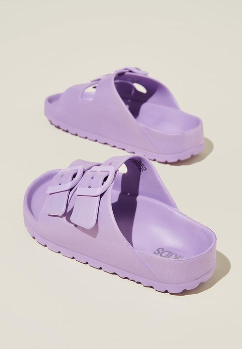 Cotton On - Twin strap slide - lilac drop