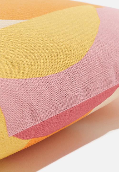 H&M - Patterned cushion cover - Pink Patterned