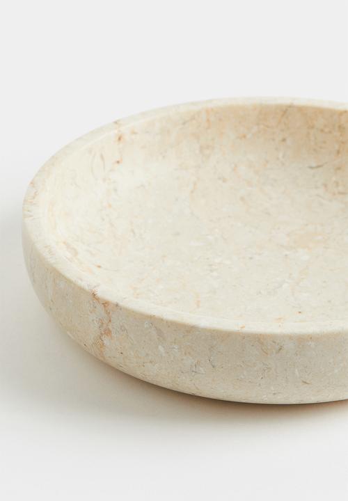 H&M - Marble serving bowl - beige