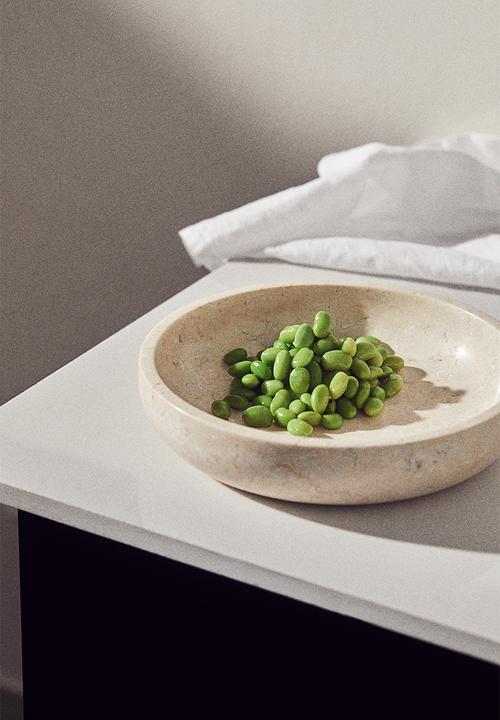 H&M - Marble serving bowl - beige