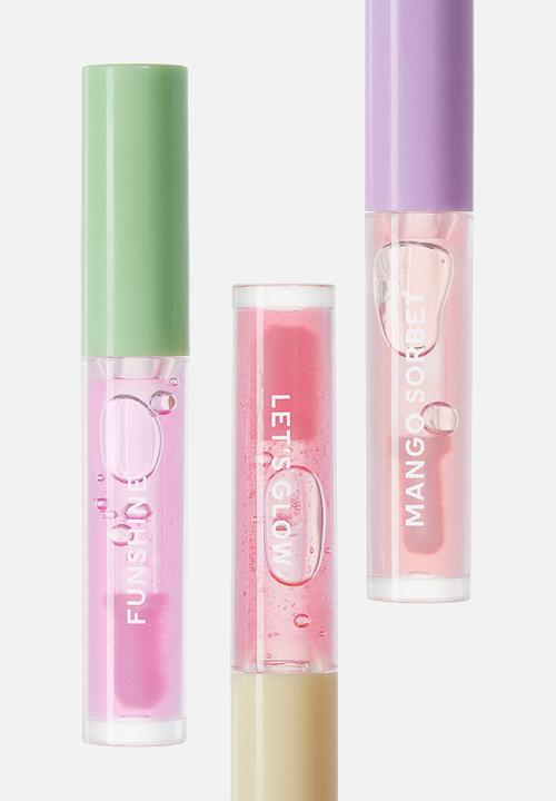 H&M - 3 Pack mini lip glosses - purple