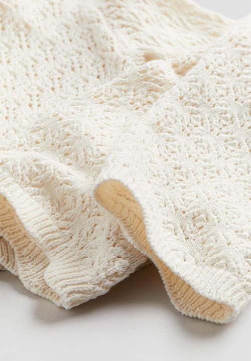 H&M - Pointelle-knit jumper - white