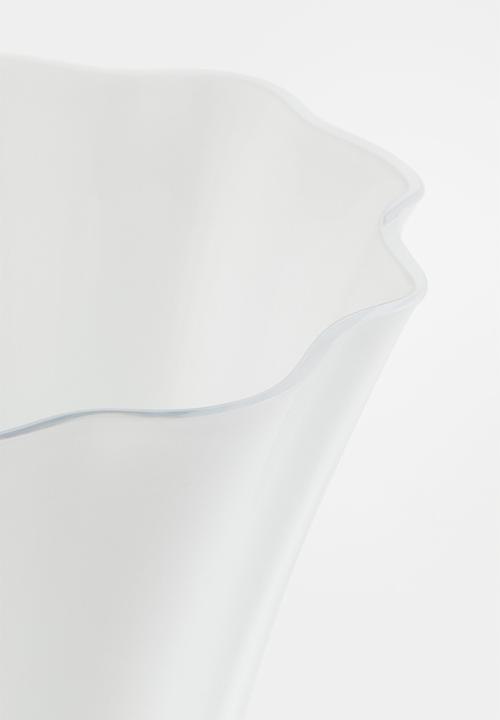 H&M - Glass vase - white