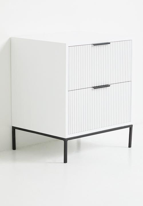 Native Decor - Shelly Bedside Table - Off White