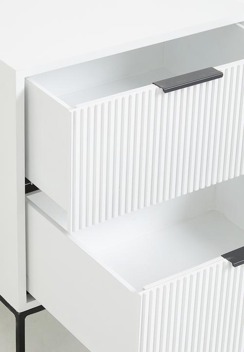 Native Decor - Shelly Bedside Table - Off White