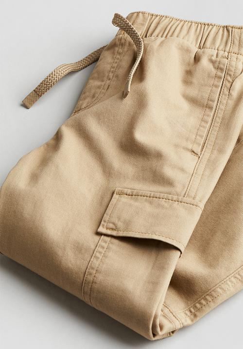 H&M - Twill cargo trousers - beige