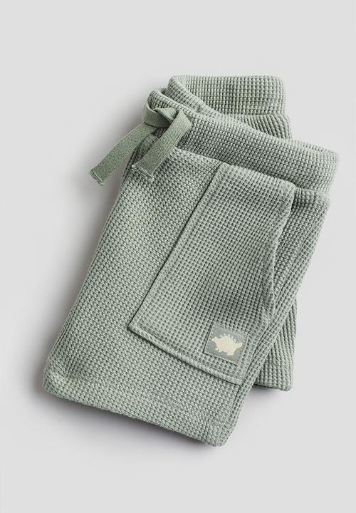 H&M - Cotton shorts - Light khaki green