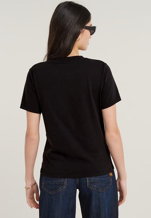 G-STAR - Grid wave gr r t wmn - dk black