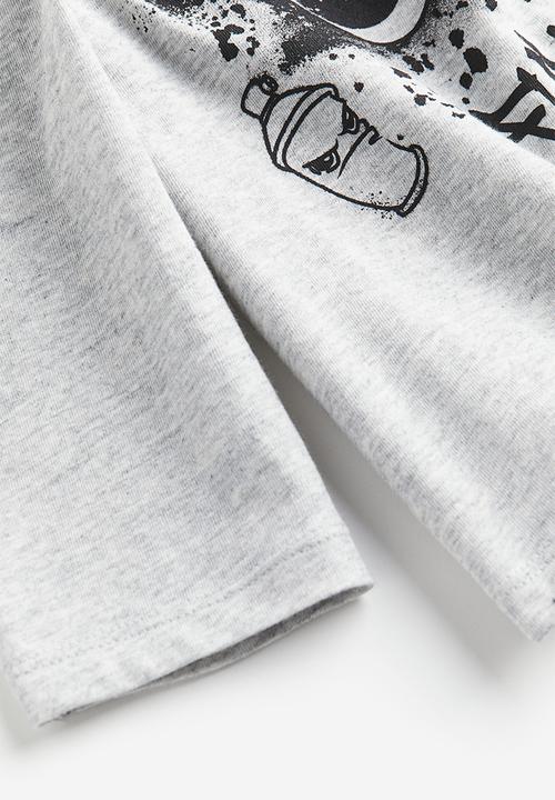 H&M - Long-sleeved T-shirt - light grey marl