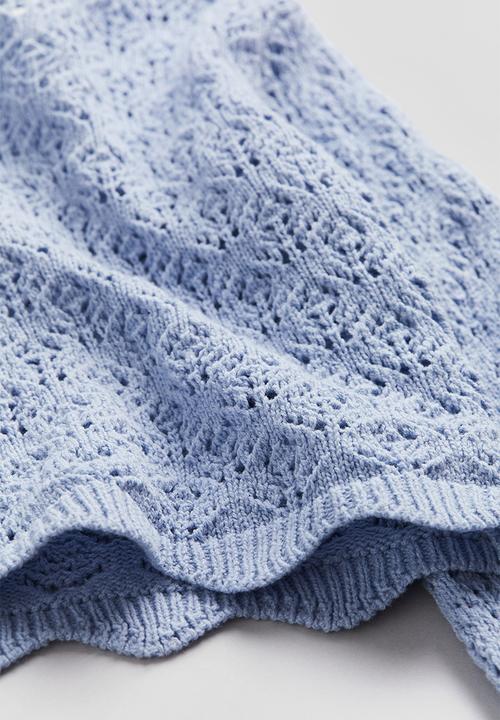 H&M - Pointelle-knit jumper - light blue