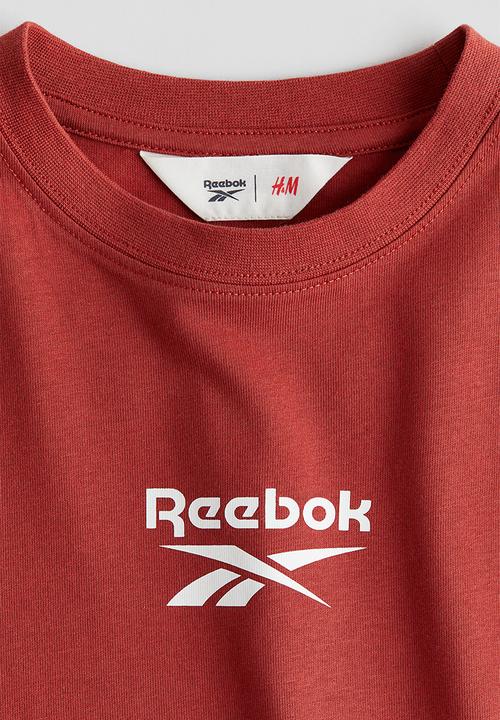 H&M - Reebok X H&M : T-shirt - Red