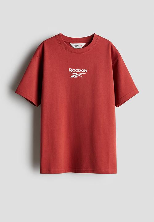 H&M - Reebok X H&M : T-shirt - Red
