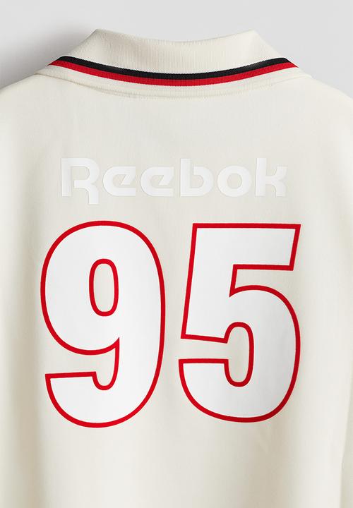 H&M - Reebok X H&M: Long-sleeved football shirt - white