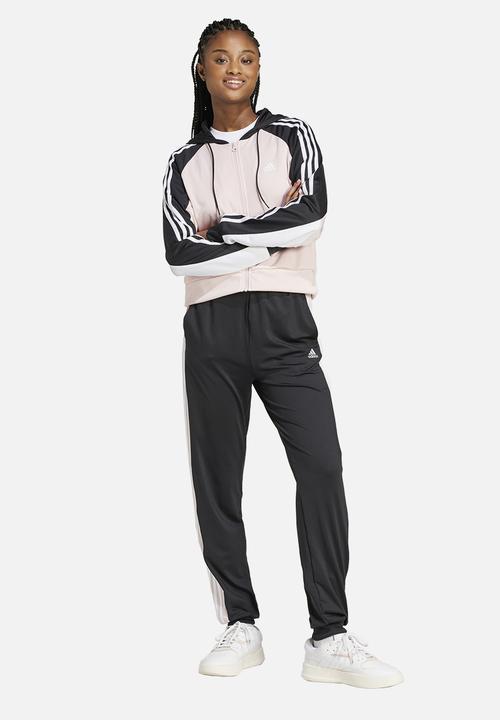 adidas Performance - W Boldblock Ts - Black/Sandy Pink