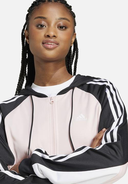 adidas Performance - W Boldblock Ts - Black/Sandy Pink