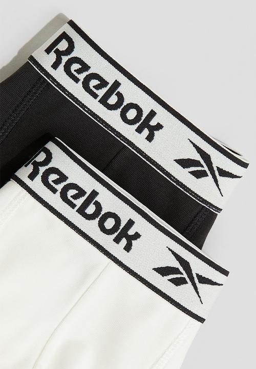H&M - Reebok X H&M : 2-Pack cotton trunks - white & grey