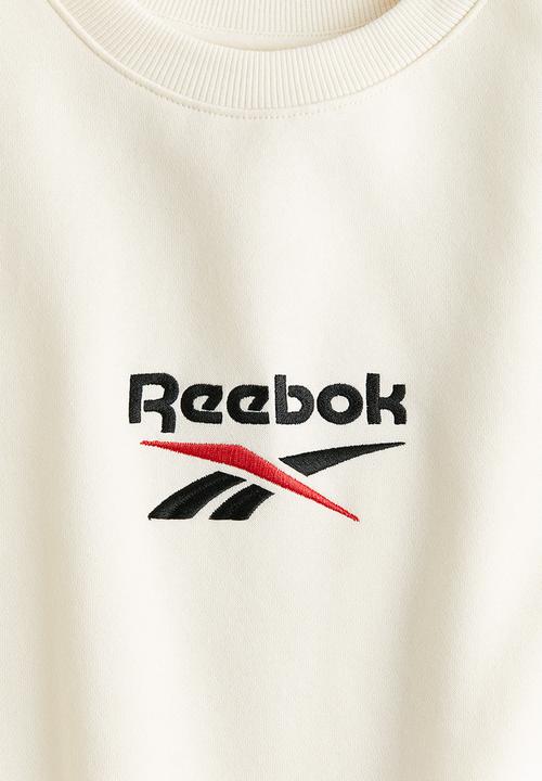 H&M - Reebok X H&M: Oversized sweatshirt - white/reebok