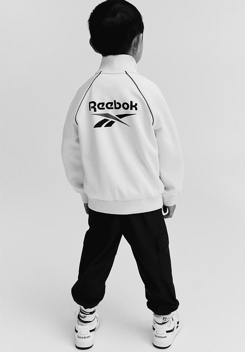 H&M - Reebok X H&M: Print-motif track jacket - white