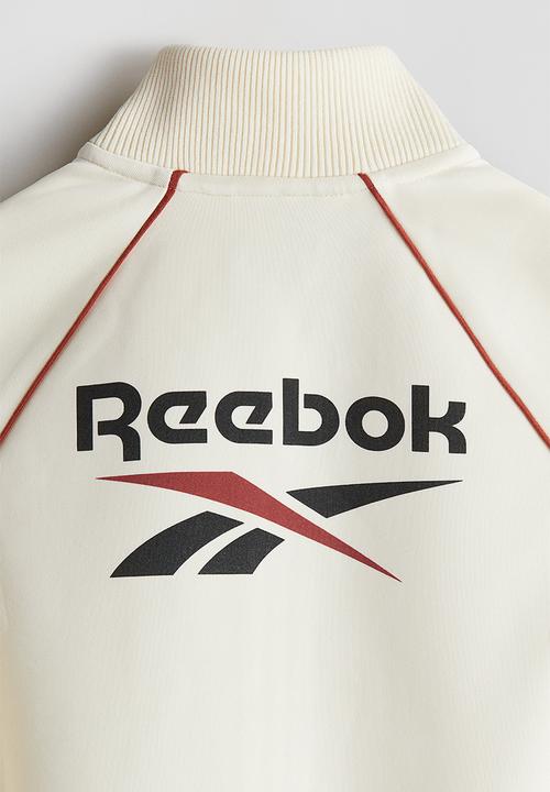 H&M - Reebok X H&M: Print-motif track jacket - white