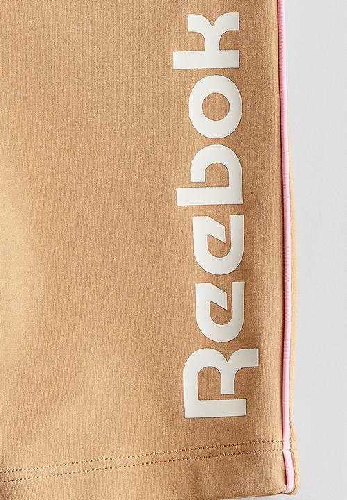 H&M - Reebok X H&M : Print-motif cycling shorts - beige/reebok