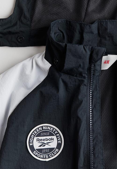 H&M - Reebok X H&M : Boston windbreaker - black