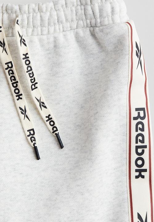 H&M - Print-motif pull-on sweatshirt shorts - light grey/reebok