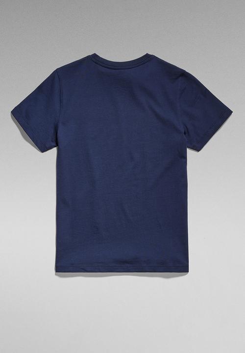 G-STAR - T-shirt s\s regular - sartho blue