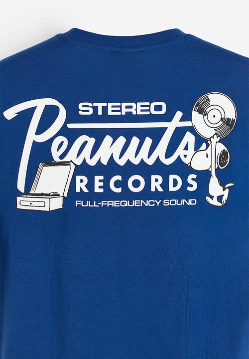 H&M - Regular fit T-shirt - dark blue snoopy