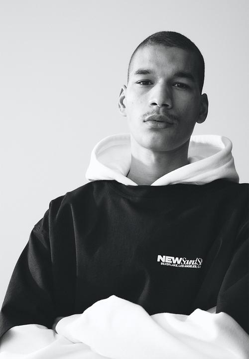 H&M - Oversized fit printed T-shirt - black new sound 