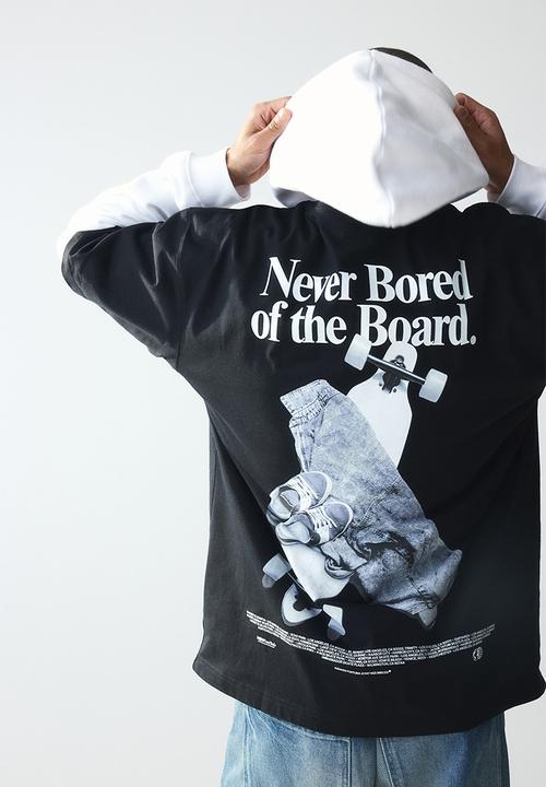 H&M - Oversized fit printed T-shirt - black new sound 