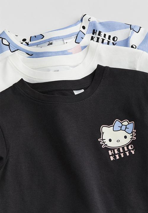 H&M - 3-pack printed jersey tops - multi 