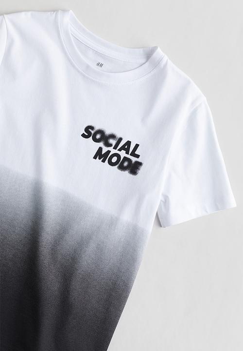 H&M - Printed t-shirt - white