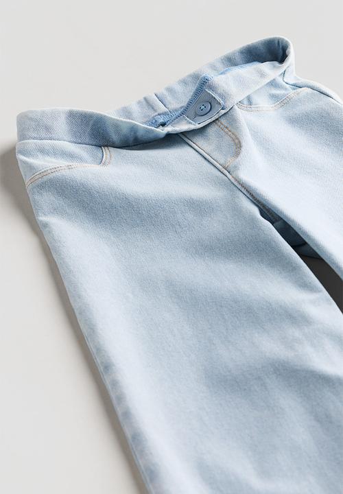 H&M - Wide denim-look trousers - blue