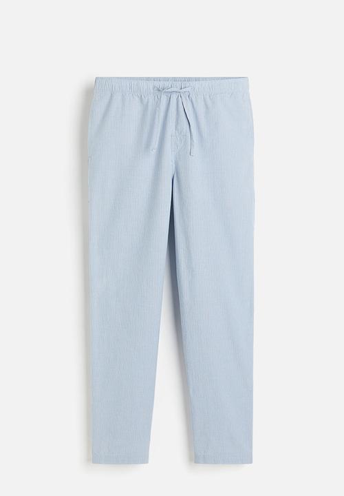H&M - Regular fit pyjama bottoms - light denim blue