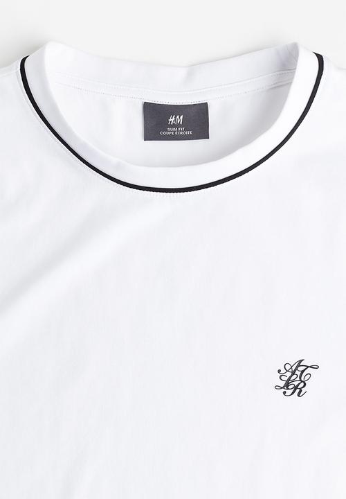H&M - Slim fit T-shirt - white