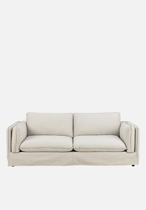 Sixth Floor - Carlin 3 seater - melva cream