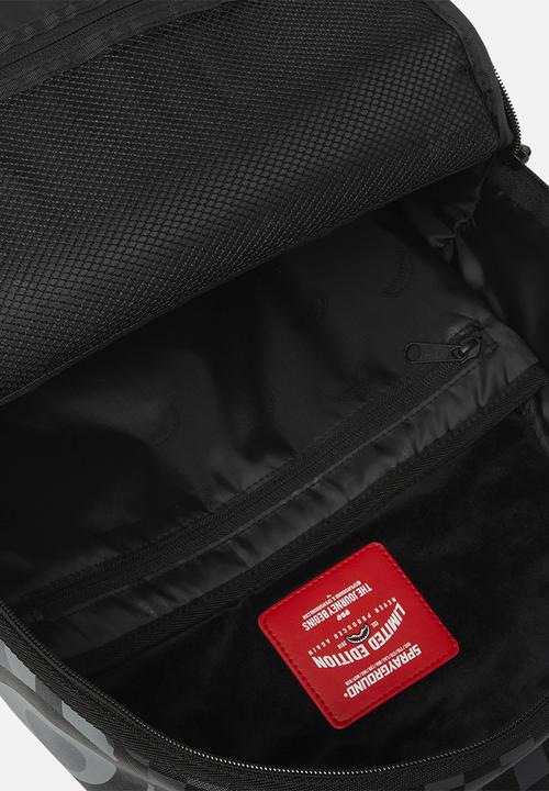 Sprayground - Split up tear backpack - black & grey