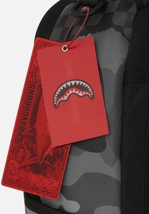Sprayground - Split up tear backpack - black & grey