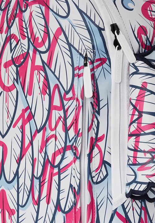 Sprayground - Angel art backpack - pink & white