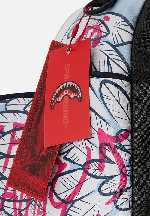 Sprayground - Angel art backpack - pink & white
