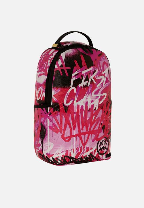 Sprayground - Pink graff city backpack - pink